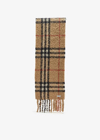 Luxurious Alpaca-Wool Blend Bouclé Scarf