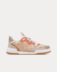 Dior One Perforated Calfskin & Suede Beige / Multi Low Top Sneakers
