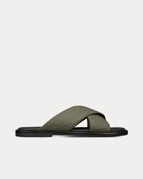 Alias Leather Khaki Sandals