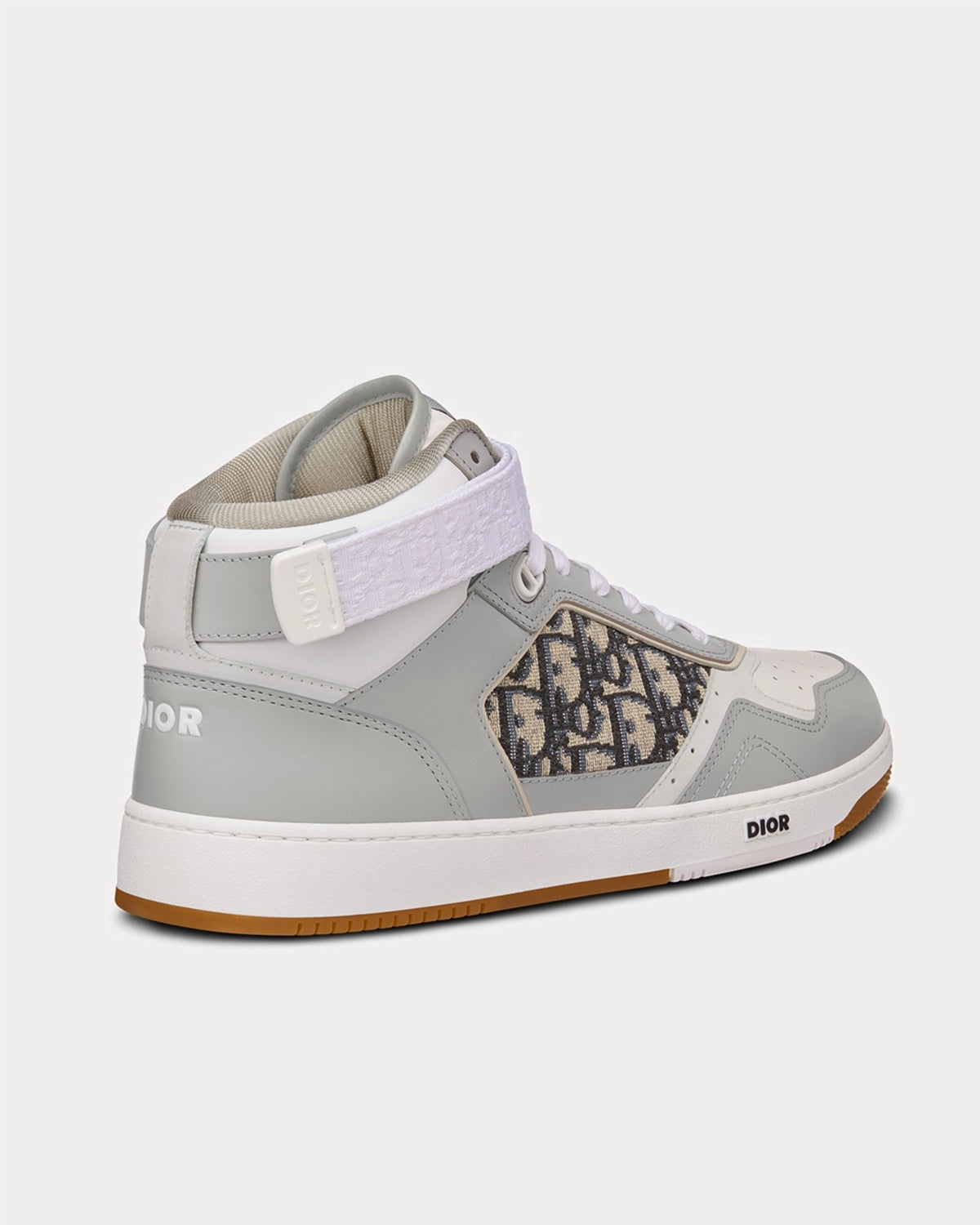 B27 Grey & White High Top Sneakers