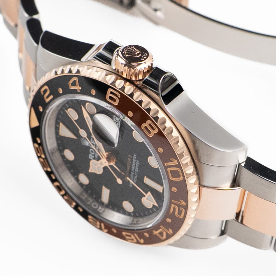 Root Beer GMT crown side