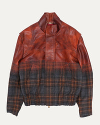 FW26 Tartan Agugliatura Blouson View 1
