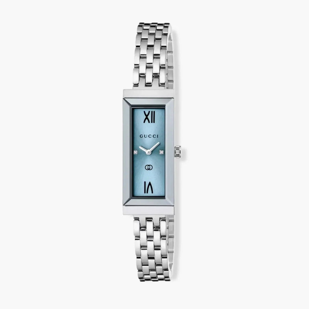 G-Frame Light Blue Diamond Watch