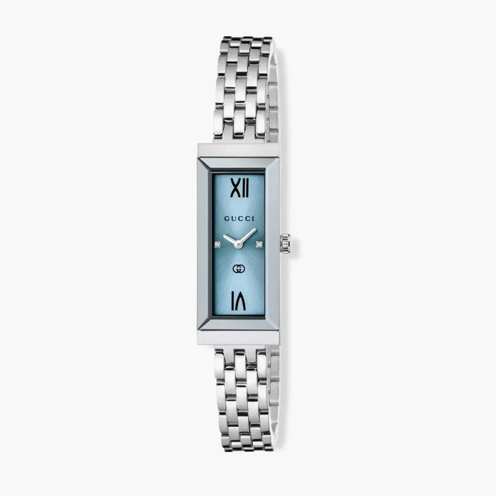 G-Frame Light Blue Diamond Watch - Crown & Consign