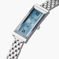 G-Frame Light Blue Diamond Watch View 3