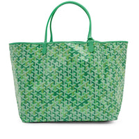 Goyard Meadow Green Goyardine Canvas and Chevroches Calfskin Saint Louis GM Tote, 2026 View 3