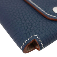 Leather Deck Of Cards & Case Navy Blue View 4