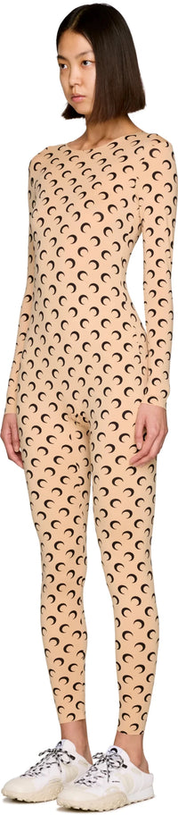 Marine Serre Moon Printed Jersey Catsuit View 2