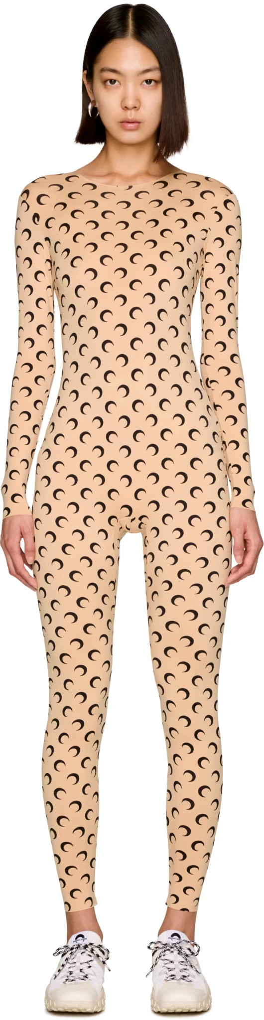 Marine Serre Moon Printed Jersey Catsuit - Crown & Consign