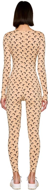 Marine Serre Moon Printed Jersey Catsuit View 3