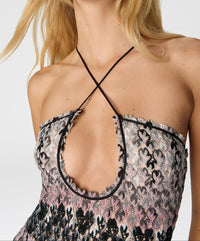 Missoni Long Dress with Embroidered Lace View 4