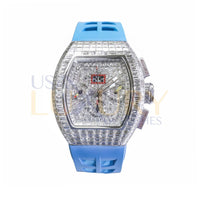 Richard Mille RM 011 Aftermarket Iced Out Diamonds Watch View 1