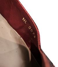 FW2009 Runway Lace Ballerina Pearl Platform Heels - Maroon Size 39