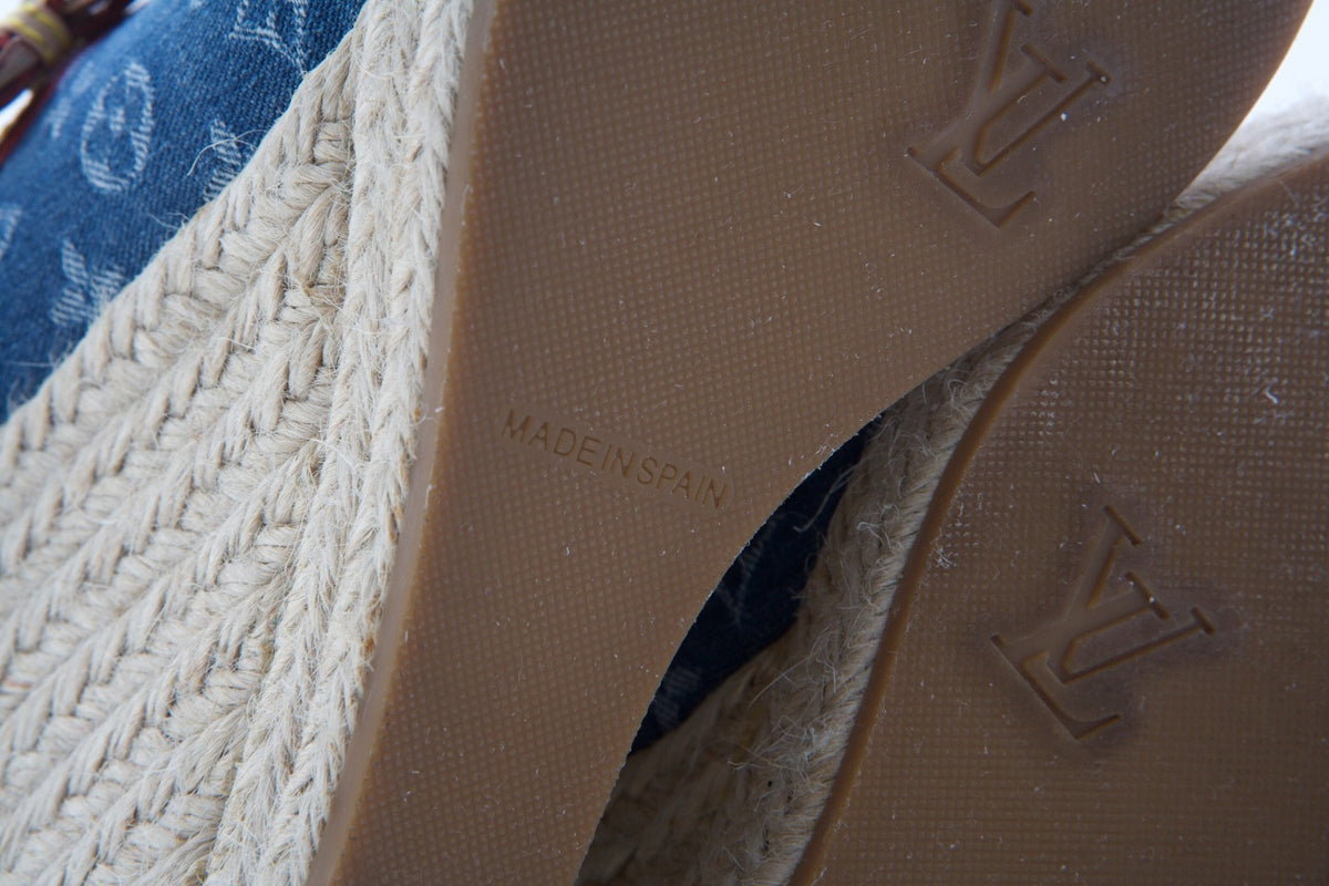 Helios Wedge, Blue Denim 36, 1/2"