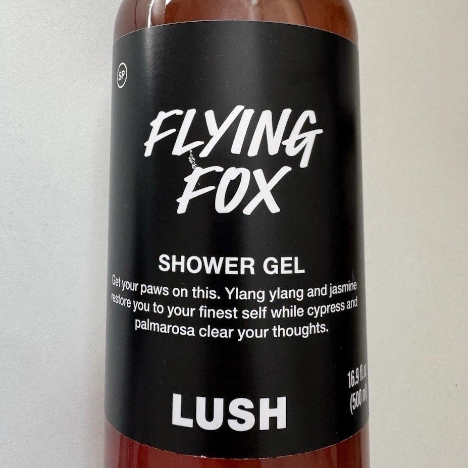 Lush Flying Fox Shower Gel – Rare Ylang Ylang & Jasmine Body Wash (16.9 fl oz / 500 g)