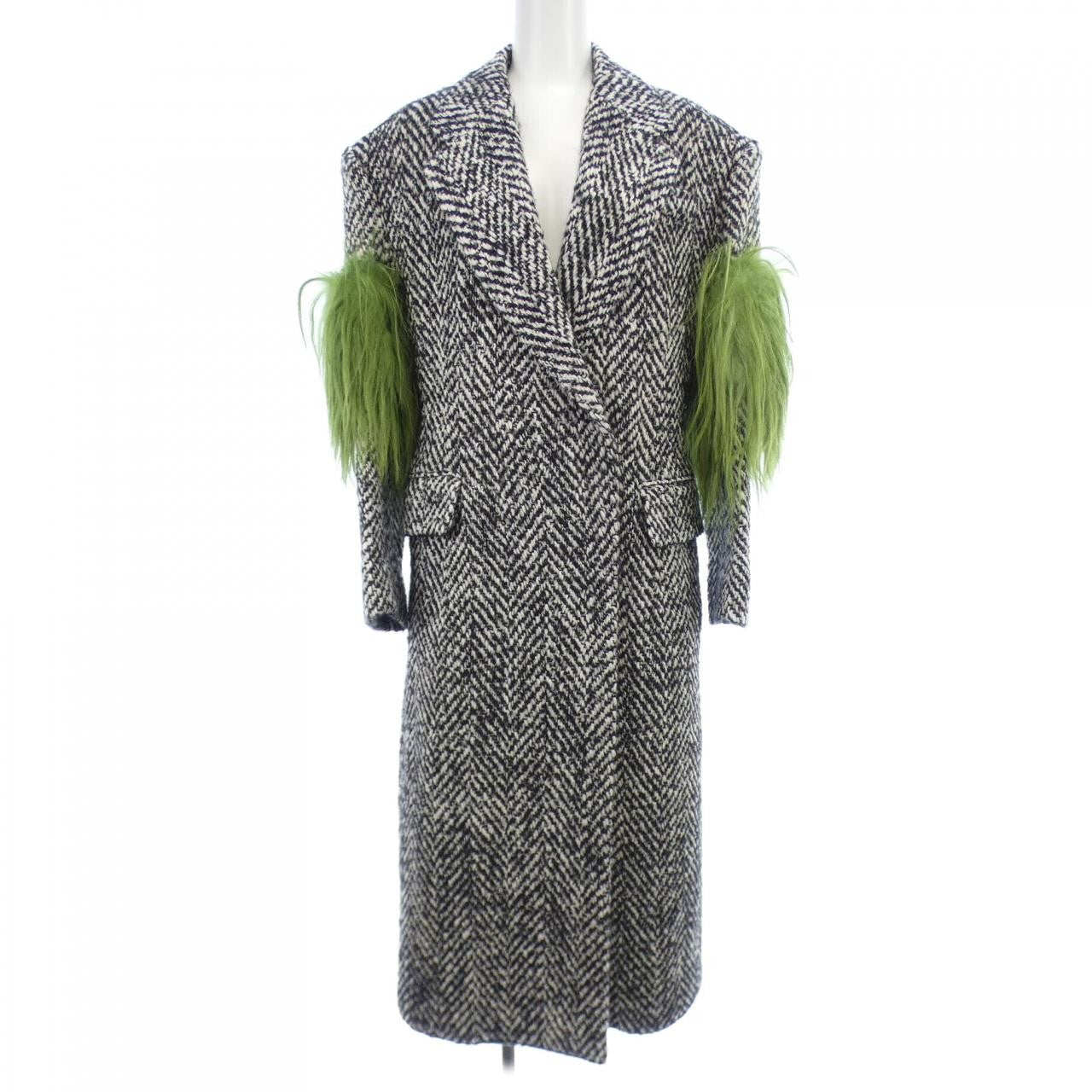 Tailored Italian Wool Blend Overcoat