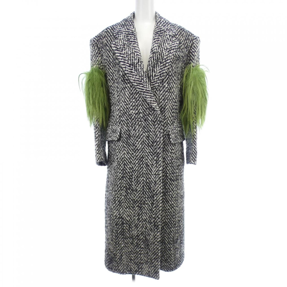 Tailored Italian Wool Blend Overcoat