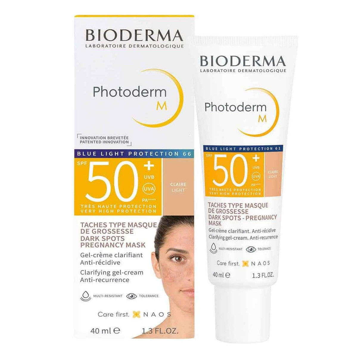 Bioderma Photoderm M SPF50+ Light Tinted Blue Light Protection 40ml Exp 09/2027