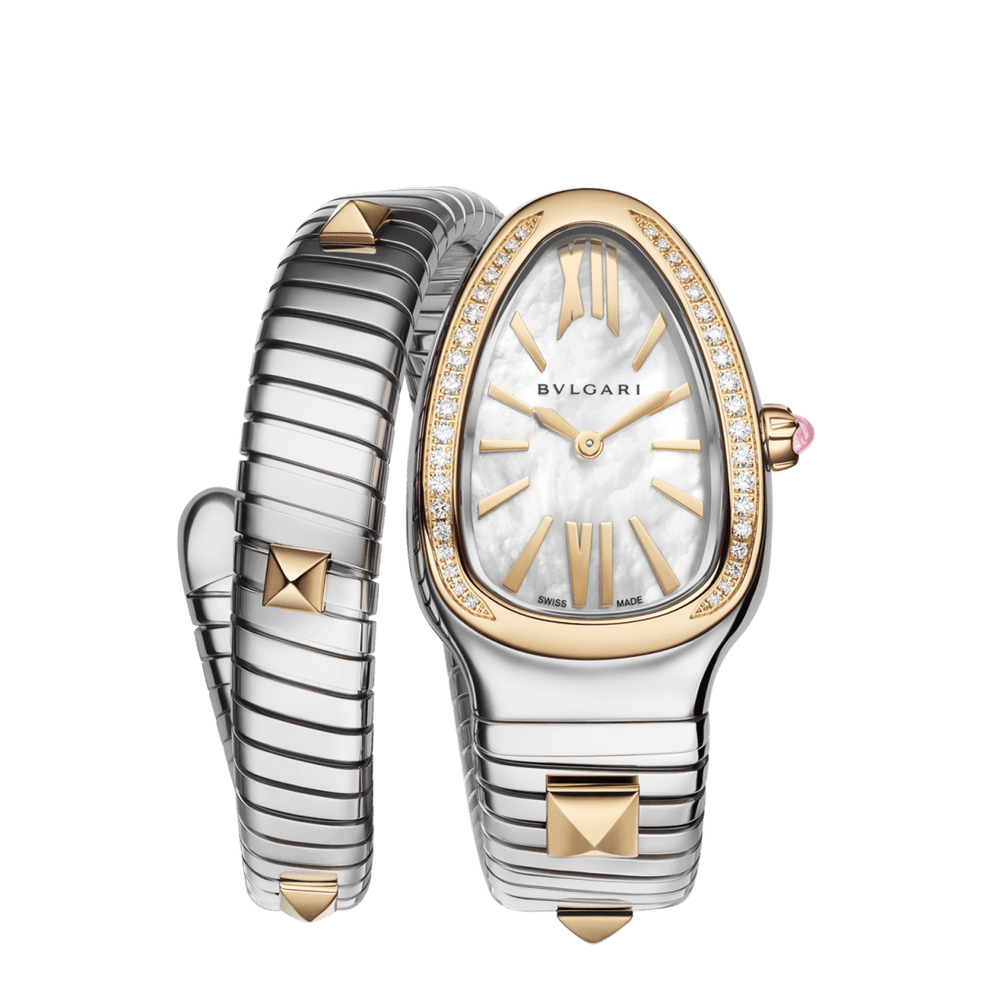 Serpenti Tubogas Gold & Steel Watch