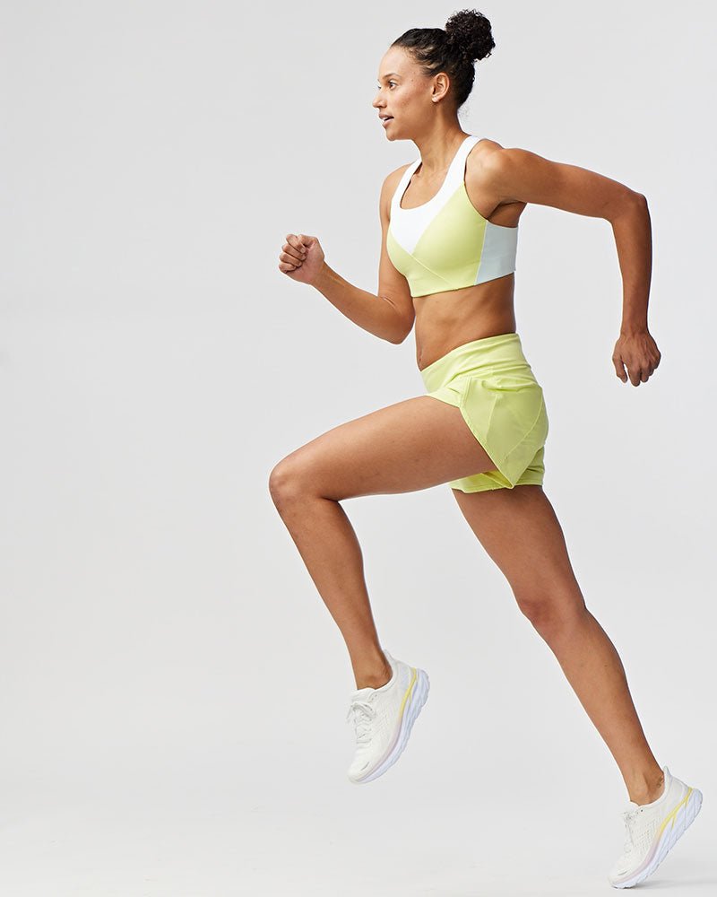 Sheva Women's High Rise Running Shorts - CROWN RESALE LLC
