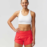 Sheva Women's High Rise Running Shorts - CROWN RESALE LLC