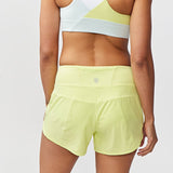 Sheva Women's High Rise Running Shorts - CROWN RESALE LLC