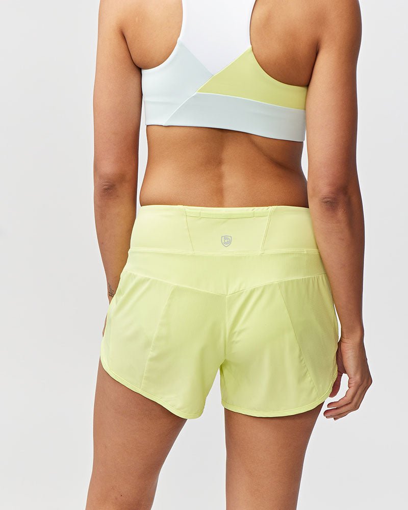 Sheva Women's High Rise Running Shorts - CROWN RESALE LLC