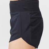 Sheva Women's High Rise Running Shorts - CROWN RESALE LLC