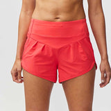 Sheva Women's High Rise Running Shorts - CROWN RESALE LLC