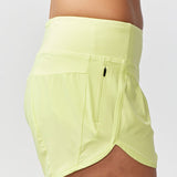 Sheva Women's High Rise Running Shorts - CROWN RESALE LLC
