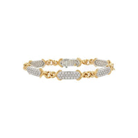 Tiffany & Co. Platinum, Gold and Diamond Sutton Bracelet View 1