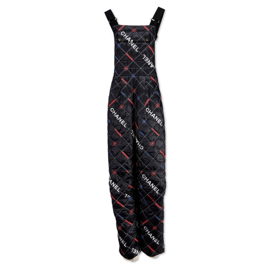 Chanel Black Quilted Logo Ski Jumpsuit, 2021