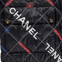 Chanel Black Quilted Logo Ski Jumpsuit, 2021