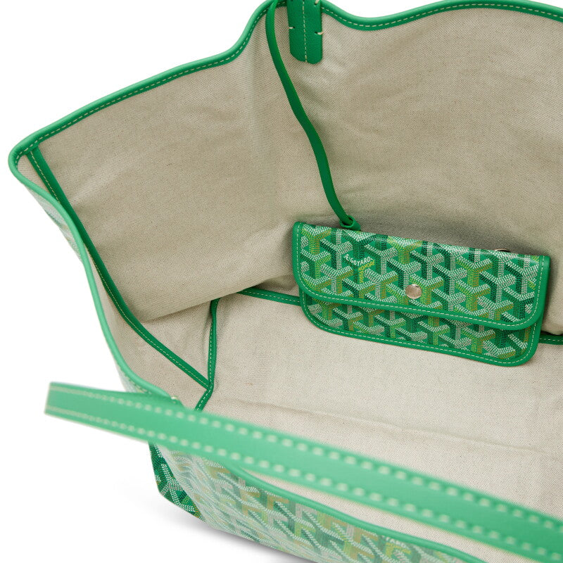 Goyard Meadow Green Goyardine Canvas and Chevroches Calfskin Saint Louis GM Tote, 2026