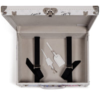 Louis Vuitton Set of Three Limited Edition Optic White Trunks Customized by Ariana Pacino, 2023