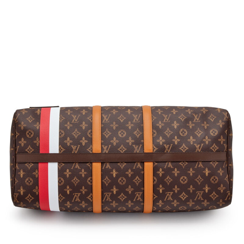 Louis Vuitton Virgil Abloh Multicolor Monogram L'Oeil Coated Canvas Keepall 55 Bandoulière Gold Hardware, 2022