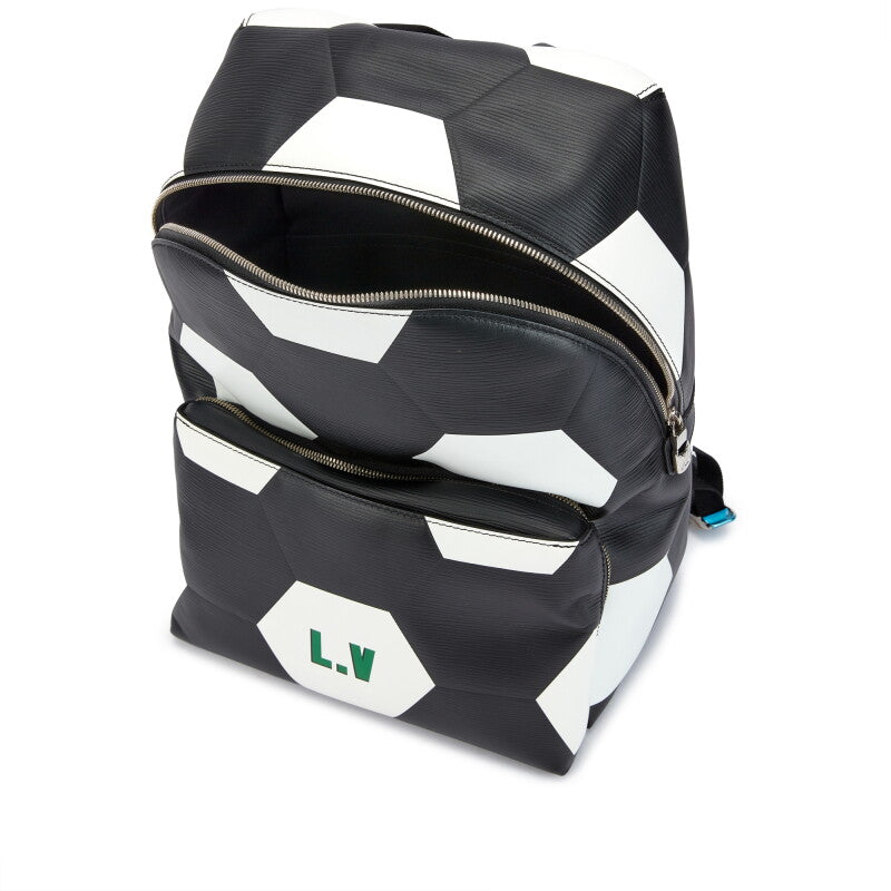 Louis Vuitton Black Epi Leather Fifa World Cup Apollo Backpack Silver Hardware, 2018