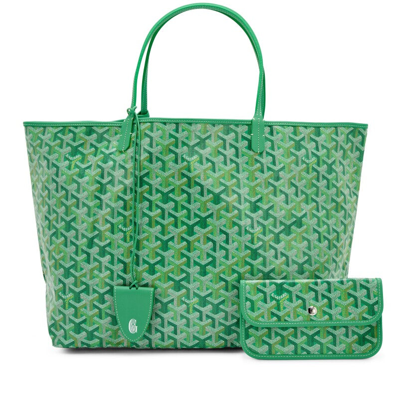 Goyard Meadow Green Goyardine Canvas and Chevroches Calfskin Saint Louis GM Tote, 2026