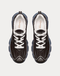 Vibe Black Technical Fabric, Mesh and Rubber Low Top Sneakers View 2