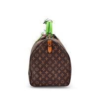 Virgil Abloh Multicolor Monogram L'Oeil Coated Canvas Keepall 55 Bandoulière Gold Hardware, 2022 View 4