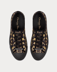 Walk'n'Dior Beige Multicolor Mizza Embroidered Cotton Low Top Sneakers View 3