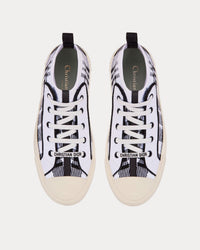 Walk'n'Dior Black and White Check'n'Dior Technical Mesh High Top Sneakers View 2