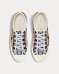 Walk'n'Dior Raffia Embroidered & Dior Petites Fleurs Motif Black / Multi Low Top Sneakers View 2